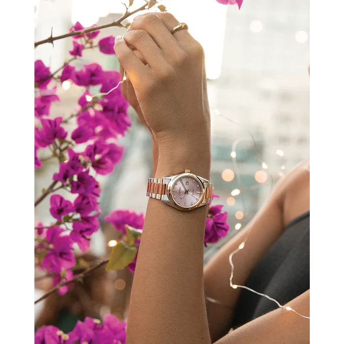 Reloj dama Eco drive EW2706-58X