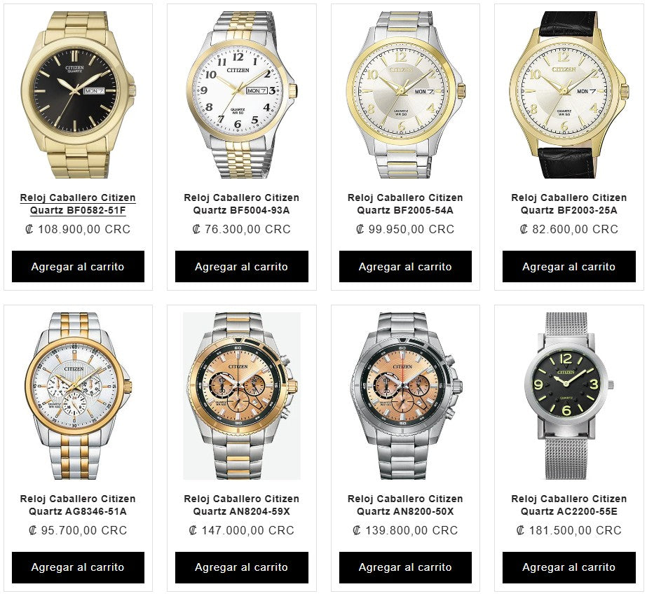Relojes en Costa Rica