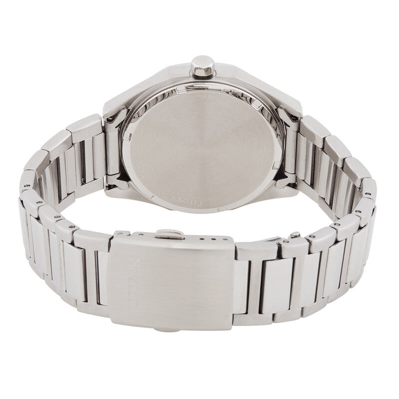 Reloj Unisex Eco-Drive de Caja Octogonal con Esfera Blanca - BM7620-83A
