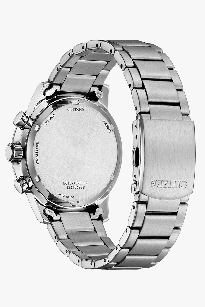 Citizen Chronograph Eco-Drive Esfera Azul — CA0748-80L