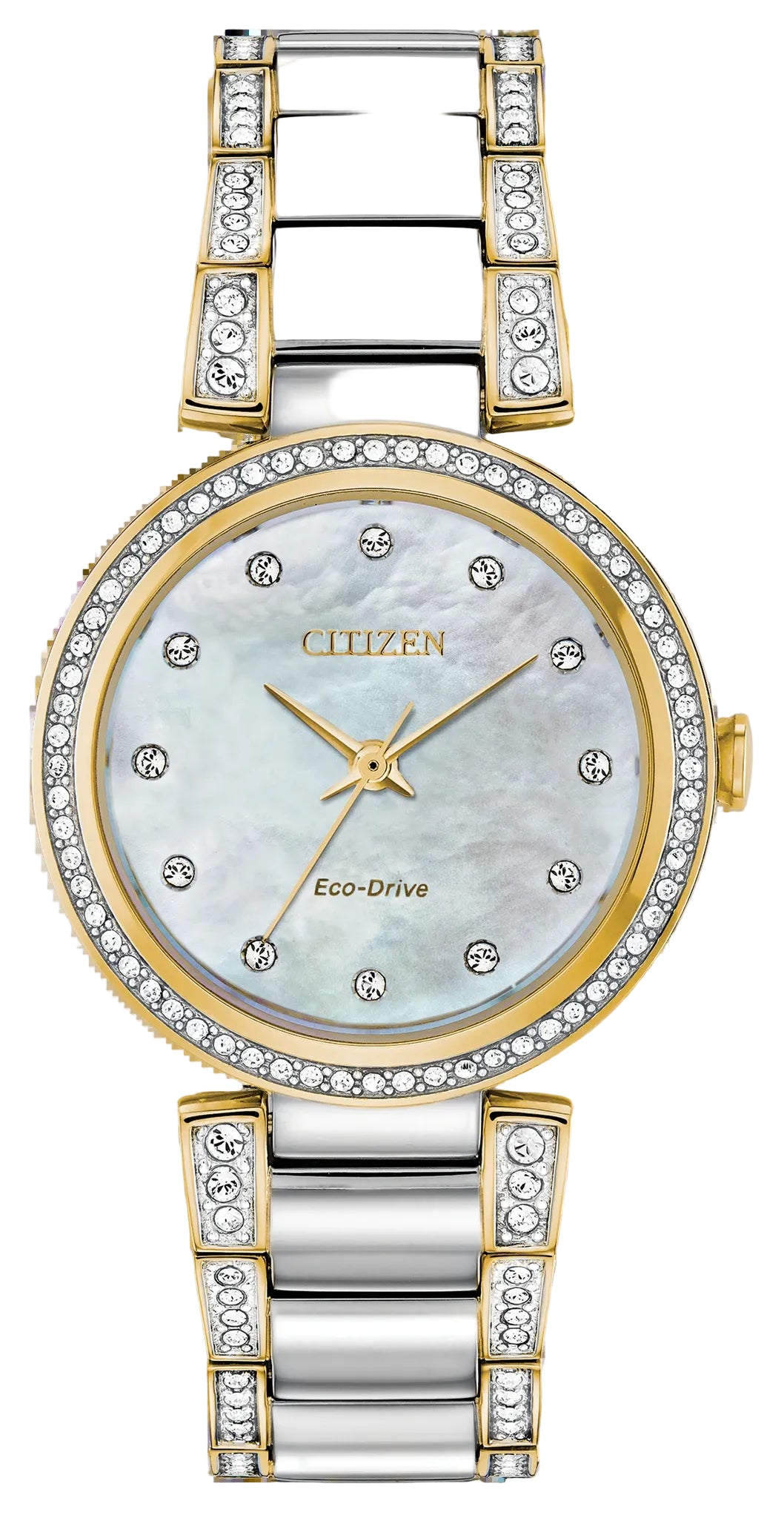 Citizen Silhouette Crystal Eco-Drive Esfera Nácar — EM0844-58D