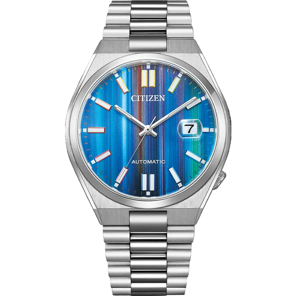 Citizen Tsuyosa Automático Esfera Espectro Multicolor — NJ0151-53W