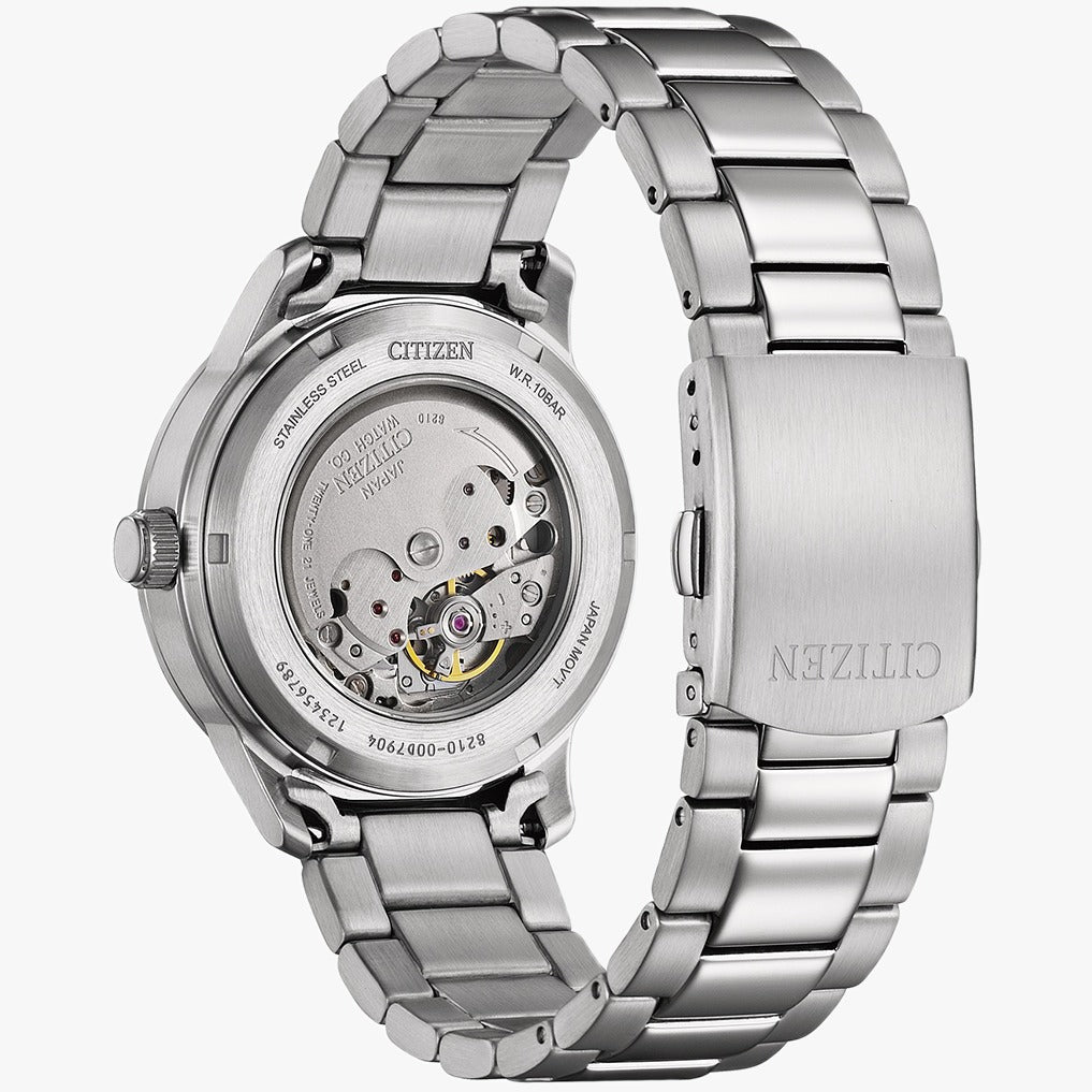 Citizen Mechanical Automático Esfera Salmón — NJ0191-83X